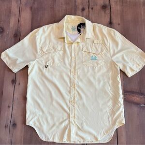 Realtree Men's Yellow Fishing Shirt